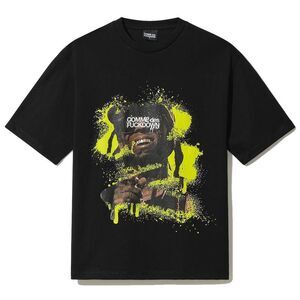Comme Des Fuckdown Men Black T-Shirts